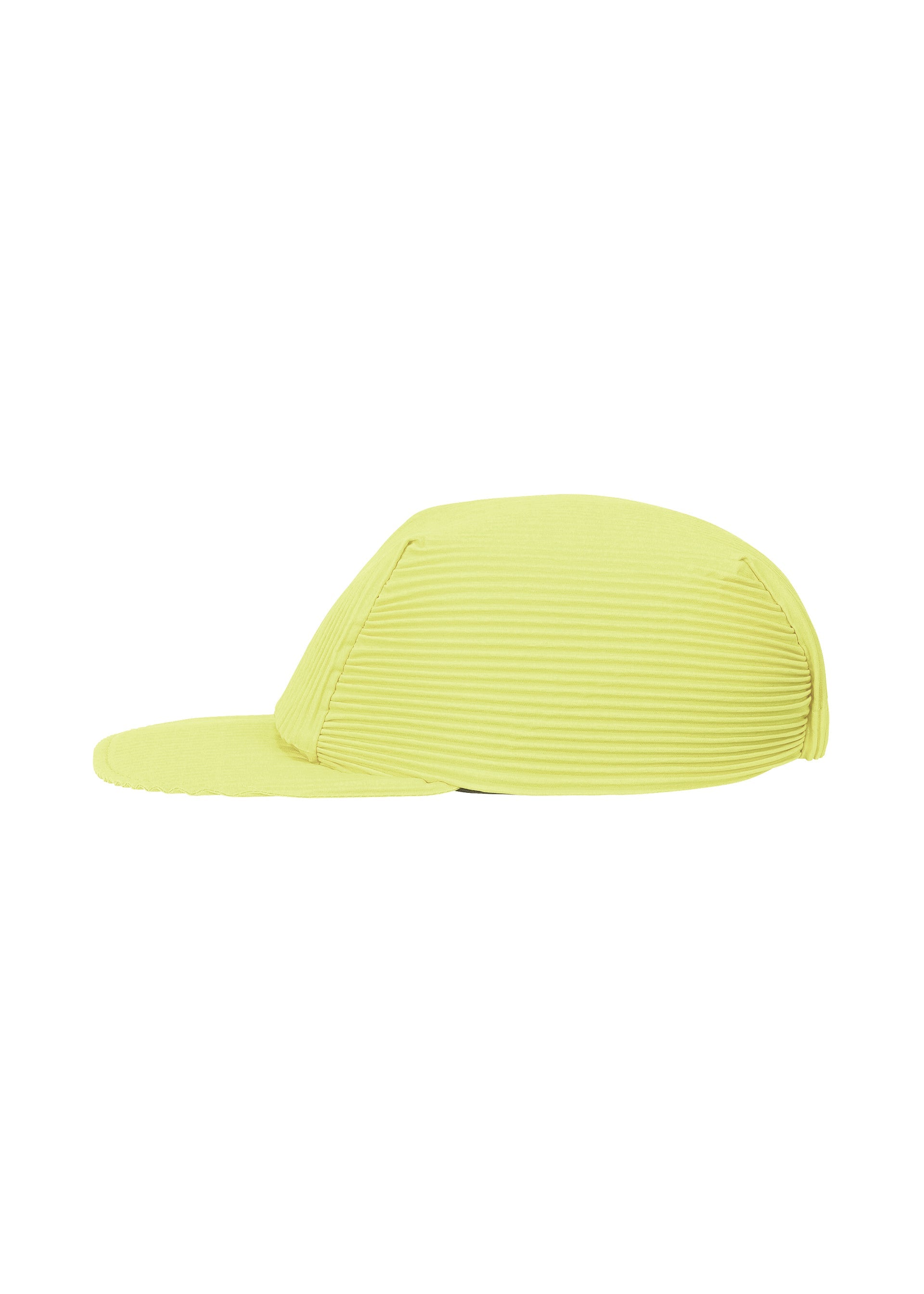A detail shot of the Homme Plisse Issey Miyake PLEATS CAP cap.