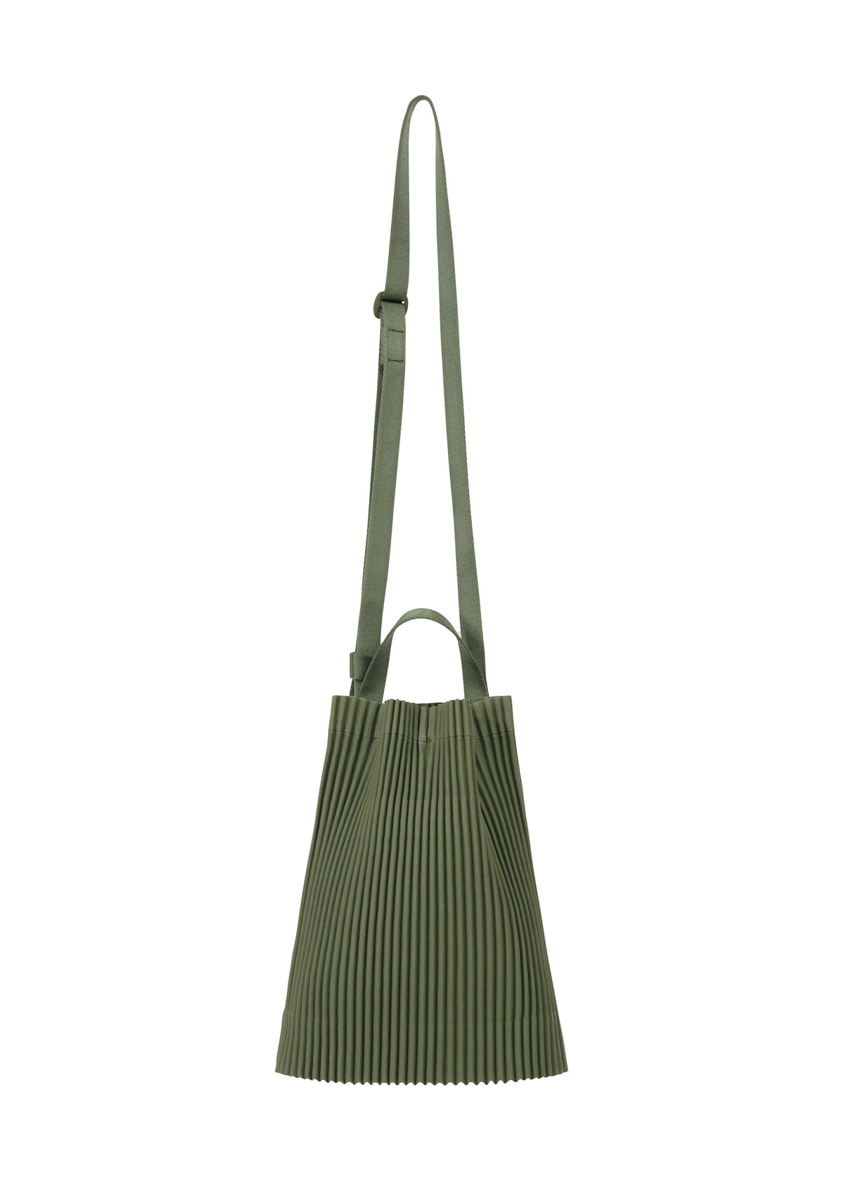 DRAWSTRING PLEATS BAG Crossbody Duomo Door Green