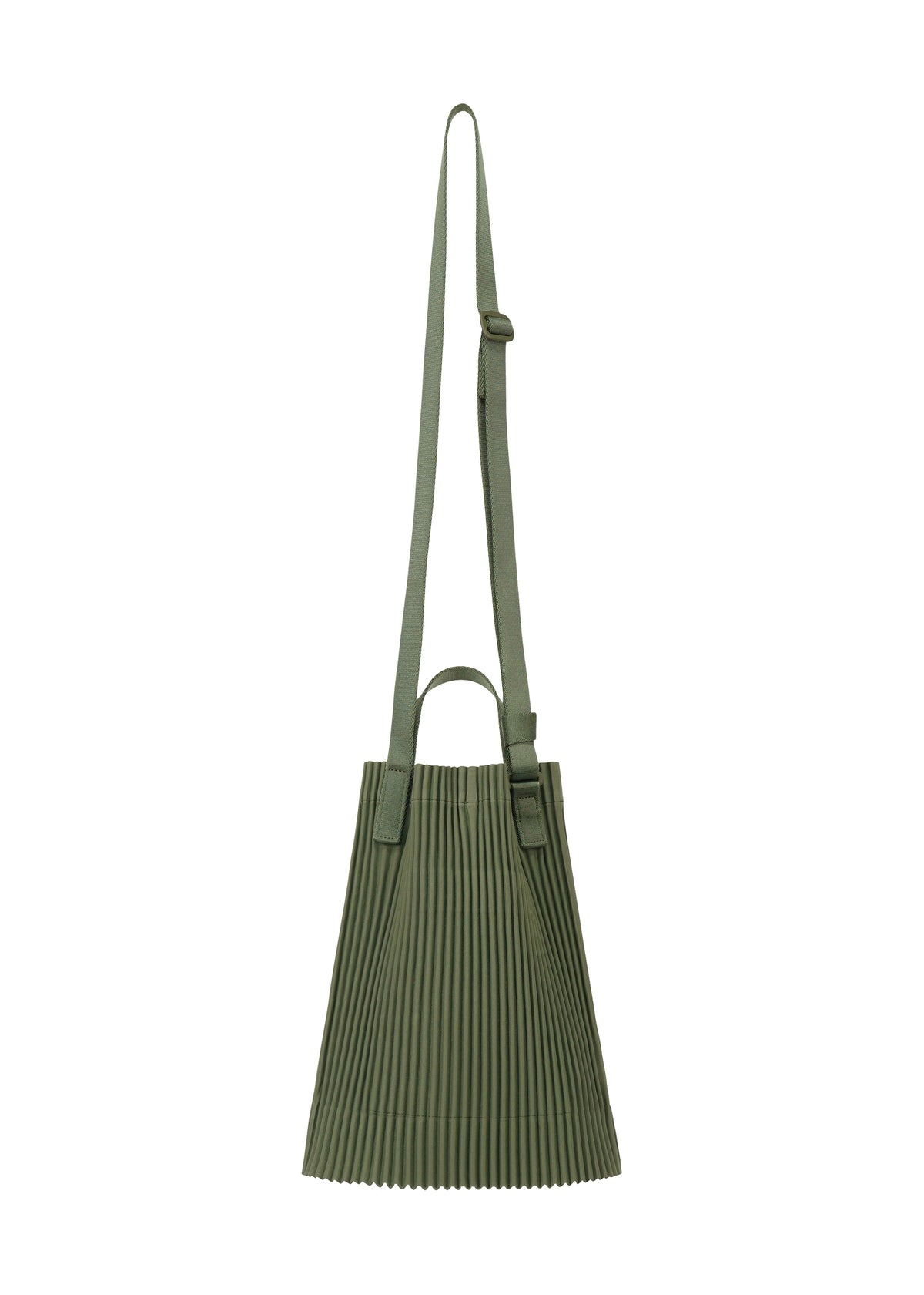 DRAWSTRING PLEATS BAG Crossbody Duomo Door Green