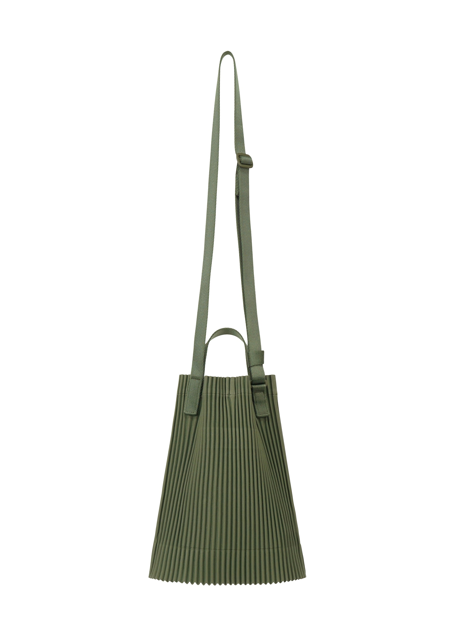 DRAWSTRING PLEATS BAG Crossbody Duomo Door Green