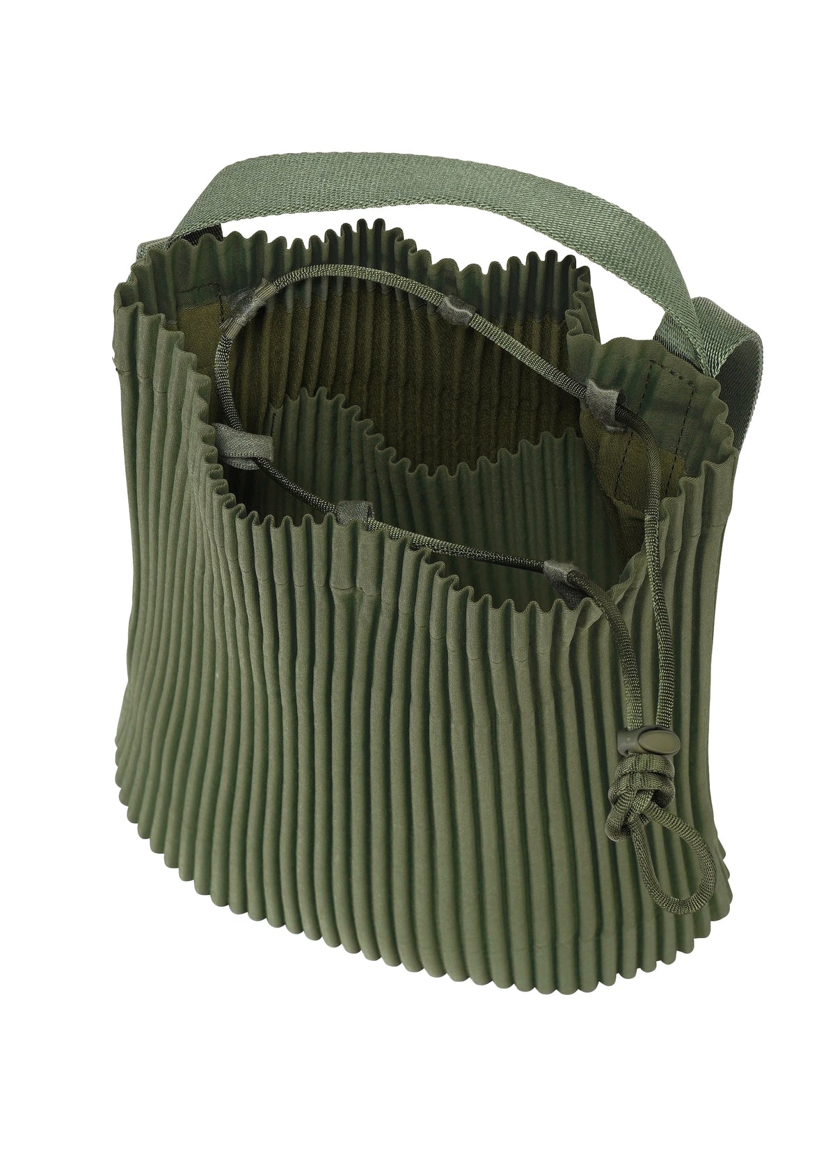 DRAWSTRING PLEATS BAG Crossbody Duomo Door Green