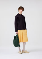 DRAWSTRING PLEATS BAG Shoulder Bag Duomo Door Green