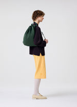 DRAWSTRING PLEATS BAG Shoulder Bag Agave Yellow