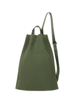 DRAWSTRING PLEATS BAG Shoulder Bag Duomo Door Green