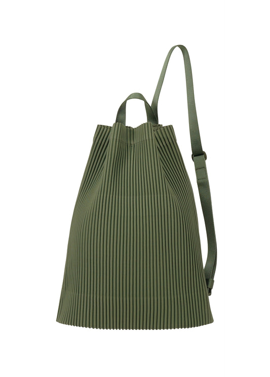 DRAWSTRING PLEATS BAG Shoulder Bag Duomo Door Green