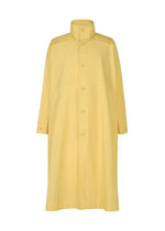 A detail shot of the Homme Plisse Issey Miyake FRESHEN coat.