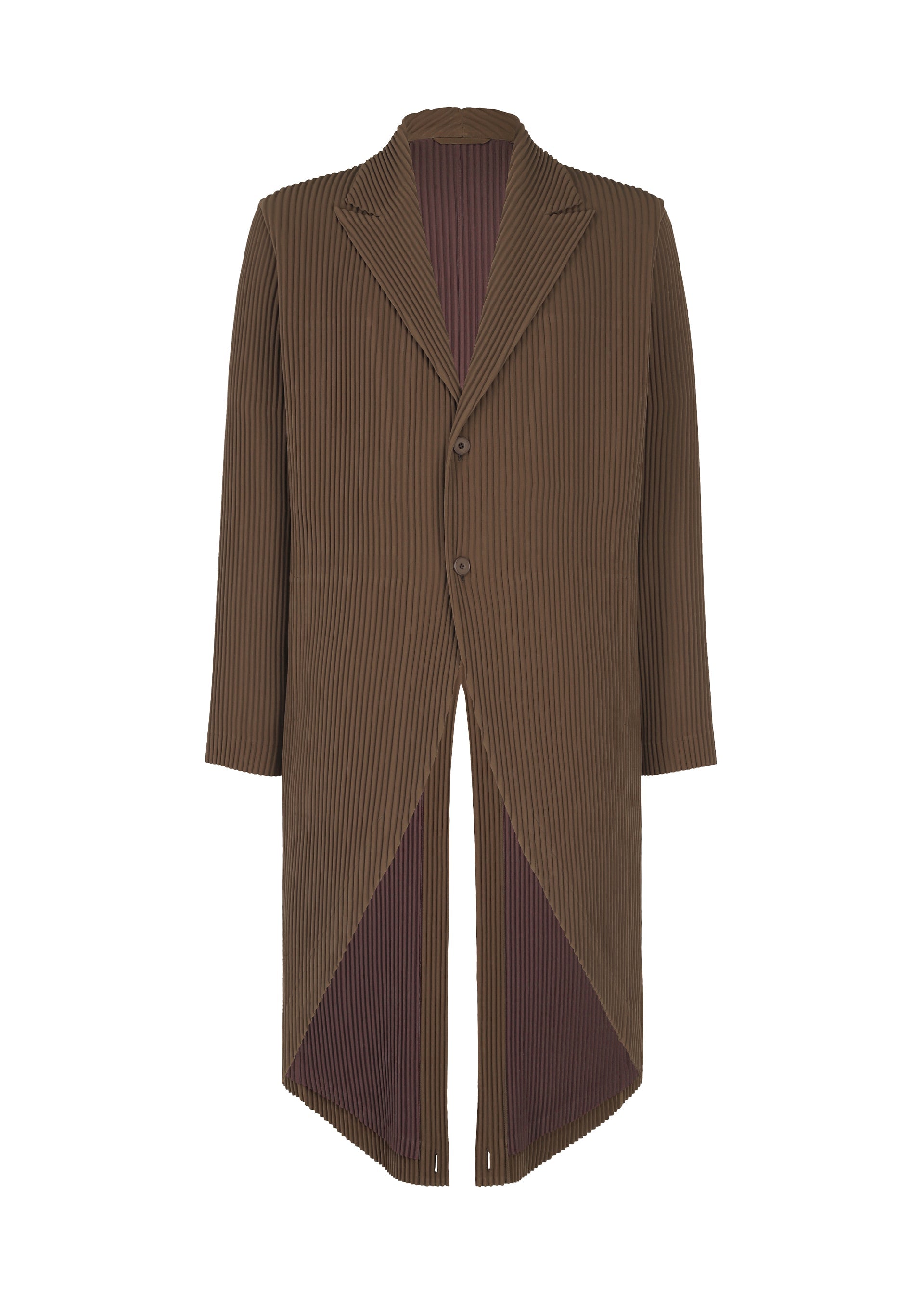 TUXEDO PLEATS Jacket Brown – ISSEY MIYAKE EU