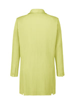A detail shot of the Homme Plisse Issey Miyake LINEN LIKE jacket.