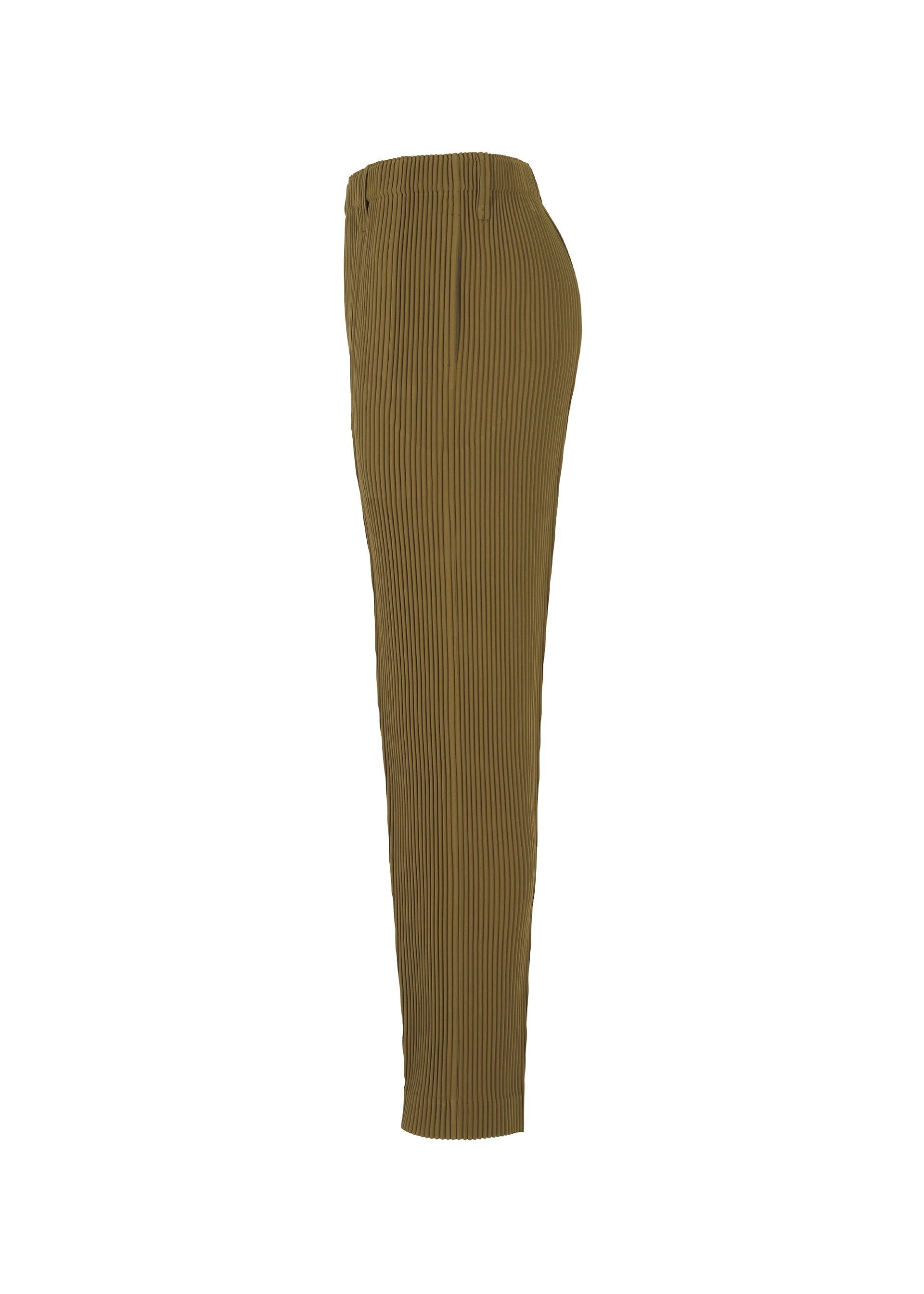 A detail shot of the Homme Plisse Issey Miyake TUXEDO PLEATS prêt à porter.