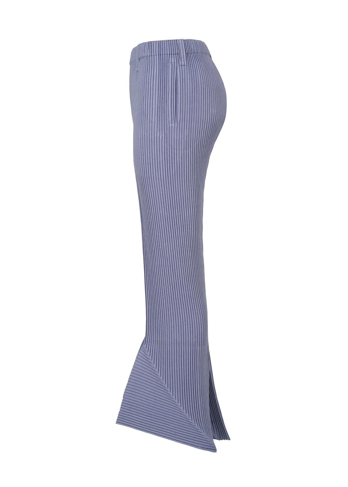 A detail shot of the Homme Plisse Issey Miyake LINEN LIKE pants.