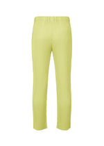 A detail shot of the Homme Plisse Issey Miyake LINEN LIKE trousers.