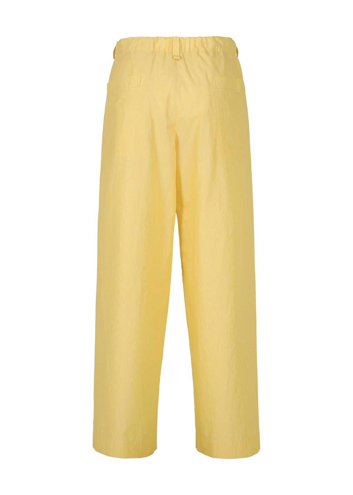 A detail shot of the Homme Plisse Issey Miyake FRESHEN pants.