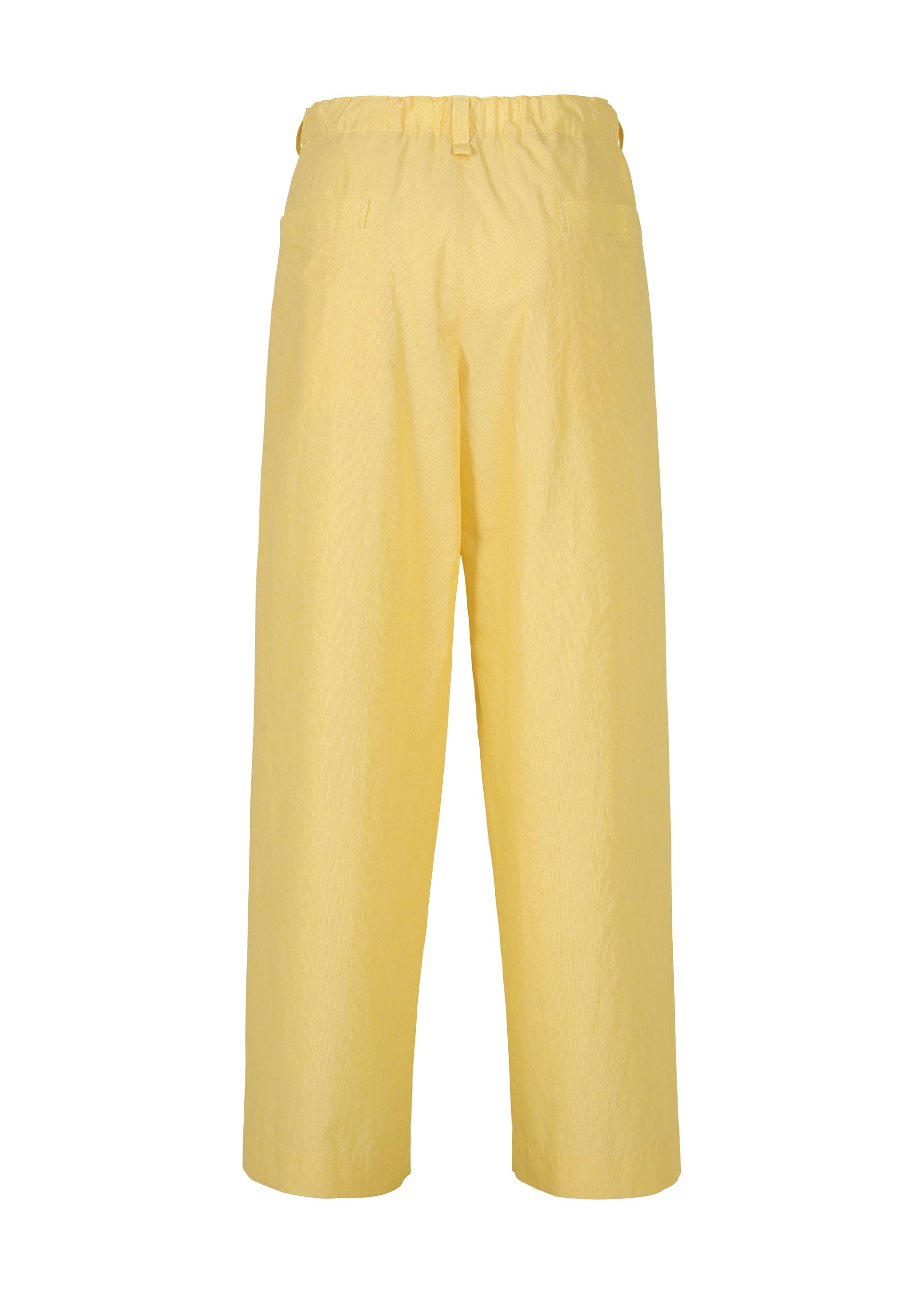A detail shot of the Homme Plisse Issey Miyake FRESHEN pants.