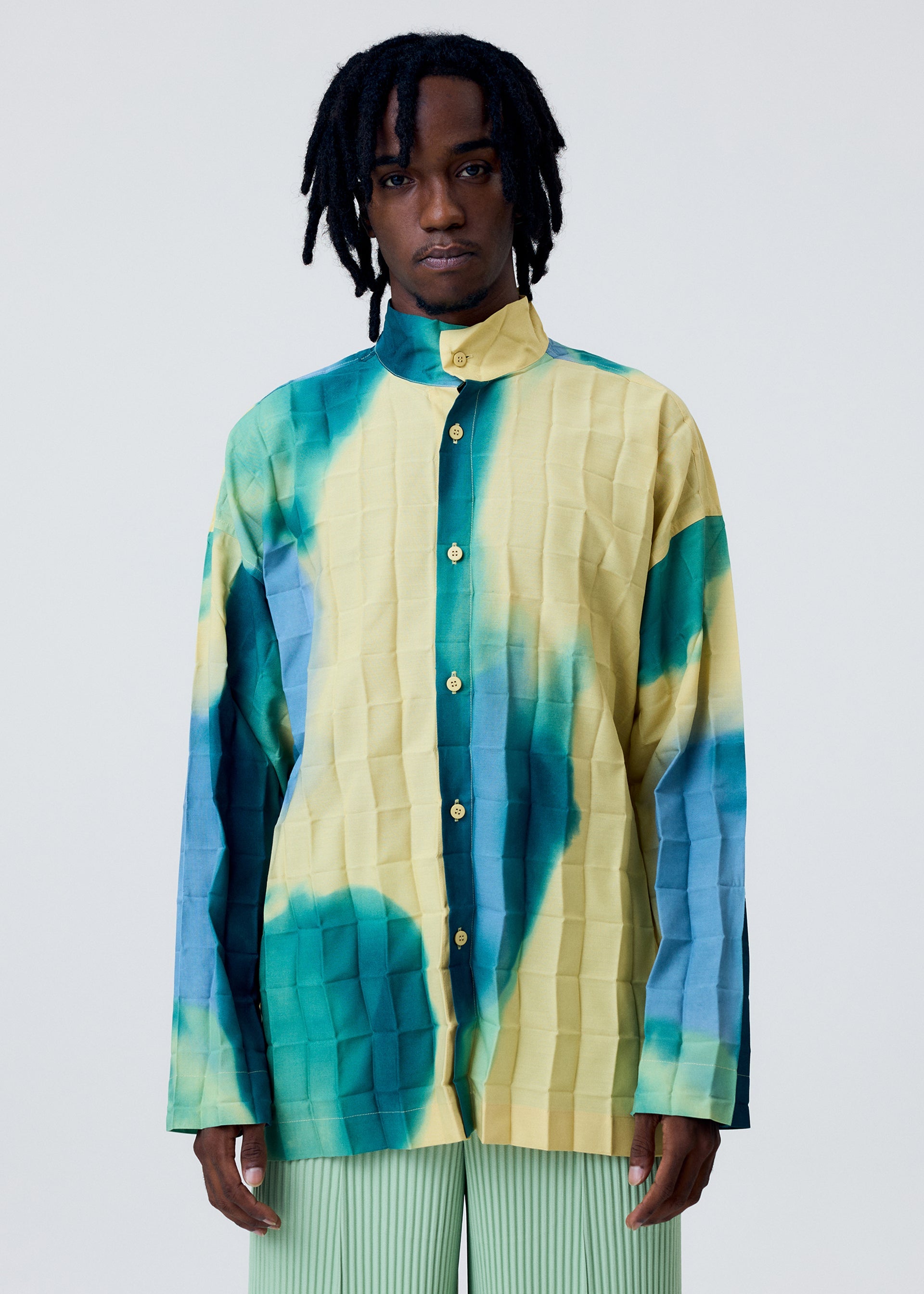 HOMME PLISSÉ オムプリッセ DAWN EDGE SHIRT DAWN EDGE SHIRT Shirt Orange – ISSEY MIYAKE EU
