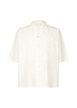 A product shot of the Homme Plisse Issey Miyake EMBROIDERY PRESS SHIRT prêt à porter in .