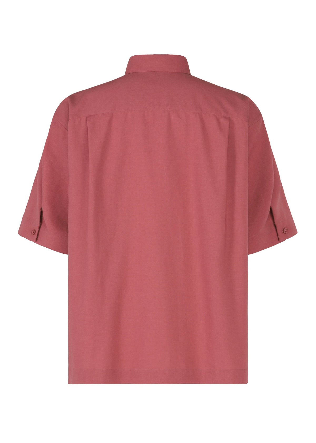 A detail shot of the Homme Plisse Issey Miyake PL RAMIE SHIRT shirt.