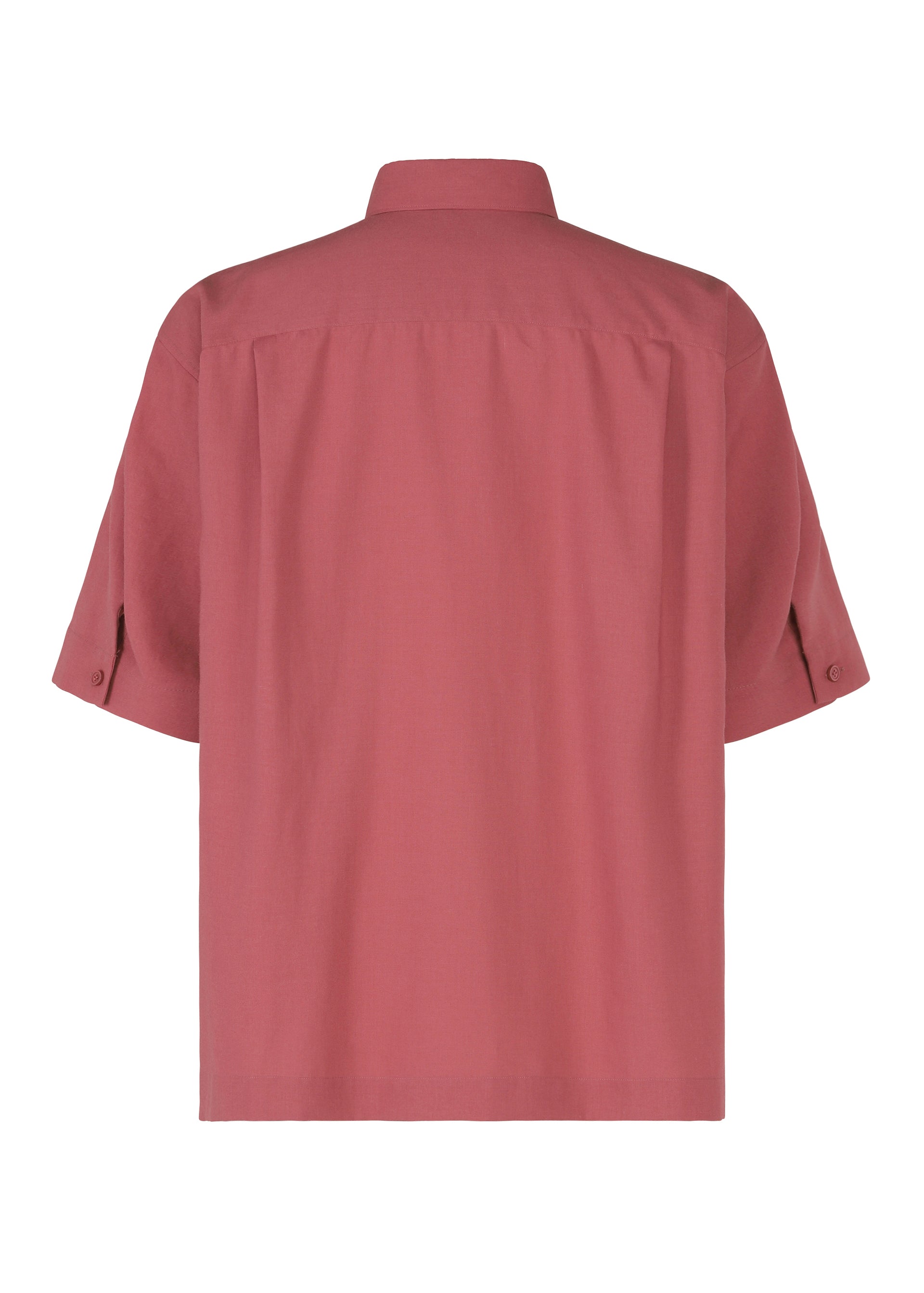 A detail shot of the Homme Plisse Issey Miyake PL RAMIE SHIRT shirt.