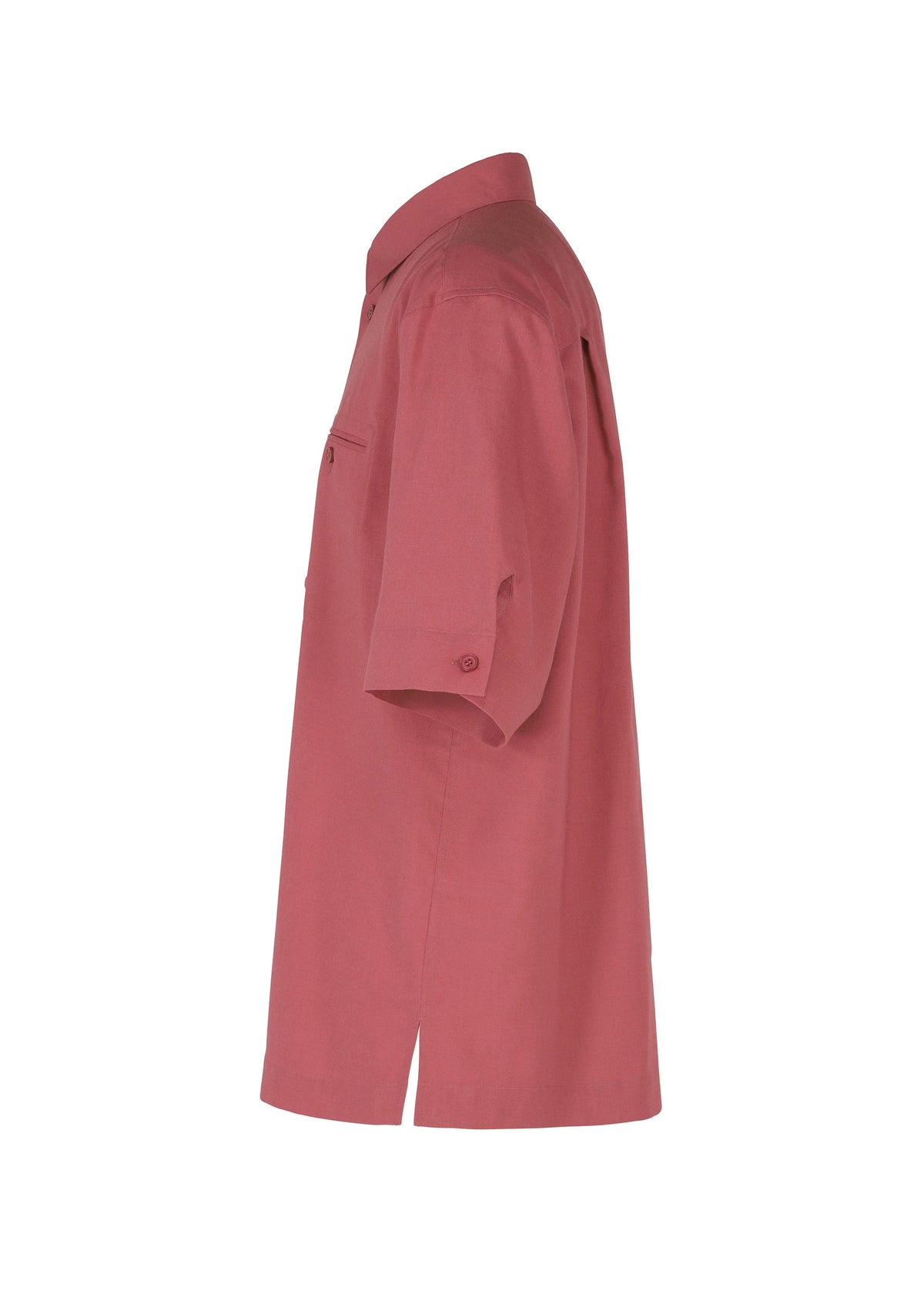 A detail shot of the Homme Plisse Issey Miyake PL RAMIE SHIRT shirt.
