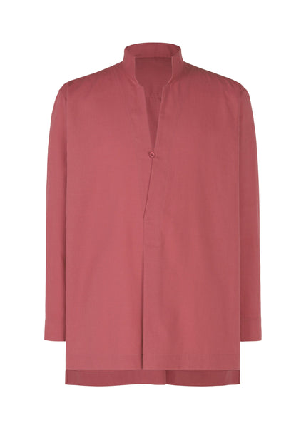 PL RAMIE SHIRT Long-sleeved Shirt Wine Red – ISSEY MIYAKE EU