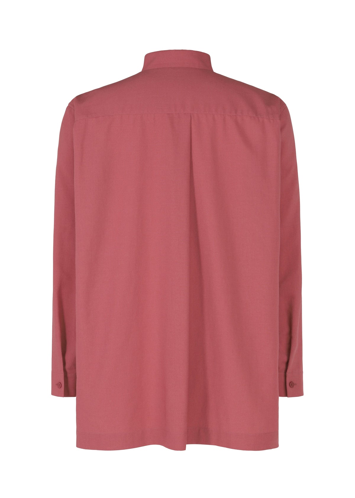A detail shot of the Homme Plisse Issey Miyake PL RAMIE SHIRT shirt.