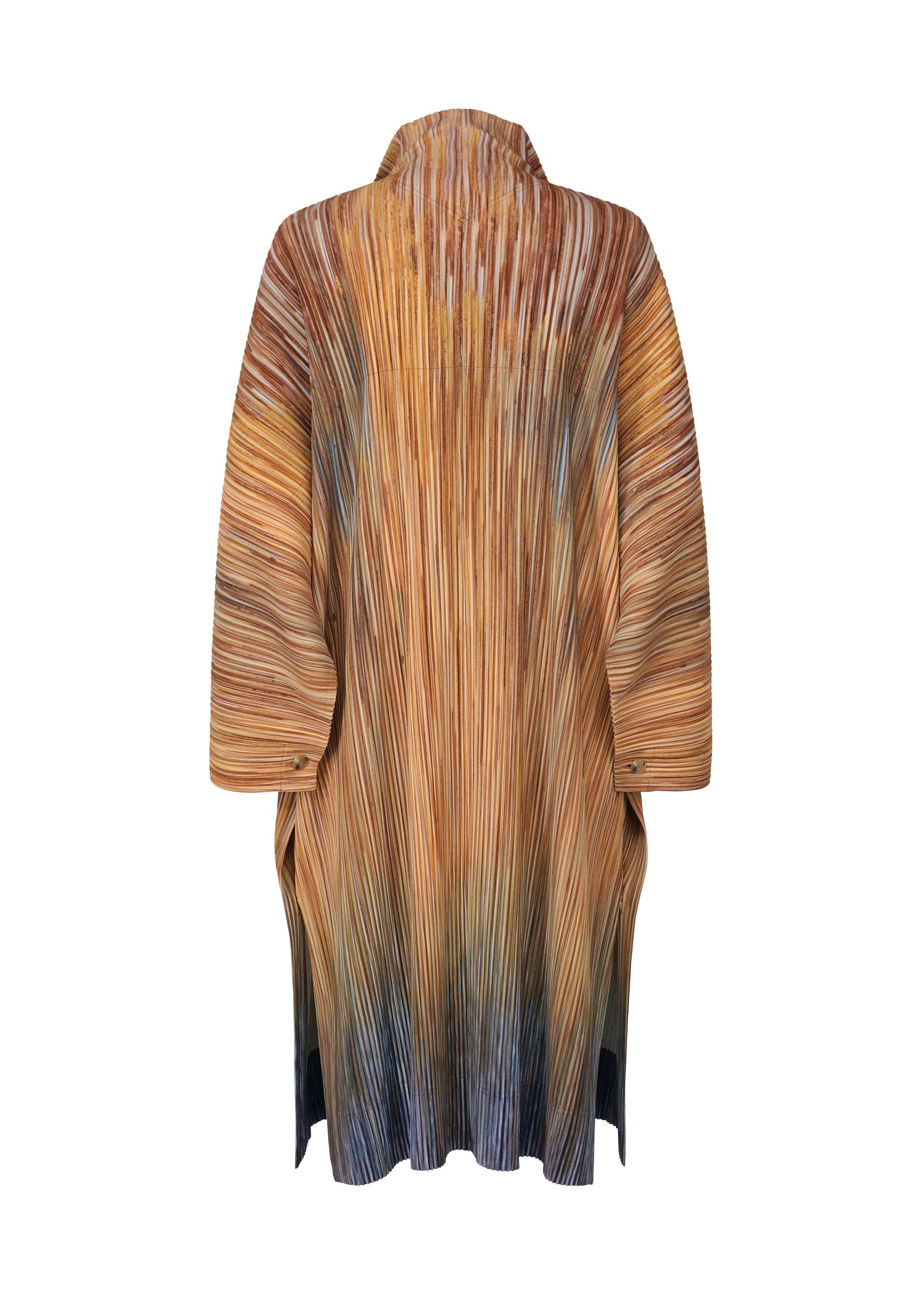 PAINT BRUSH CLOSE-UP Coat Brown – ISSEY MIYAKE EU