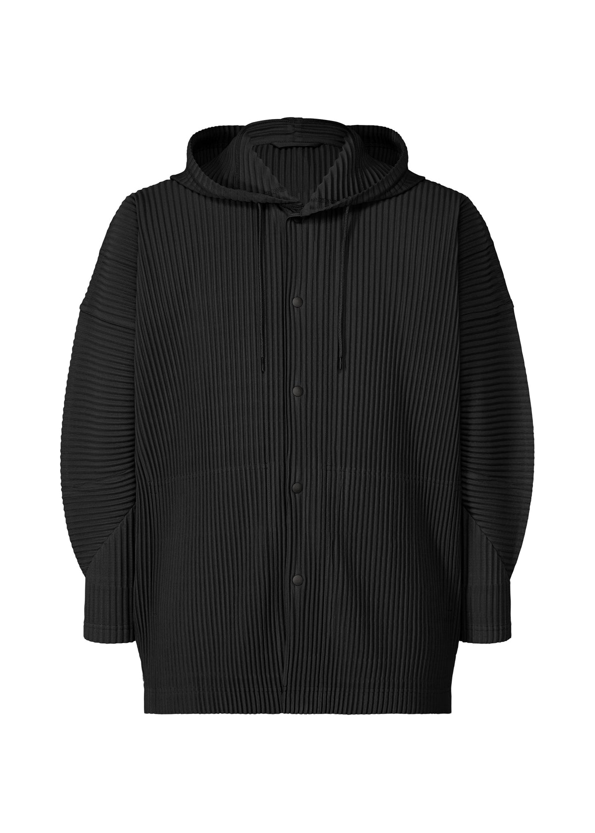 A product shot of the HOMME PLISSE ISSEY MIYAKE MONTHLY COLORS FEBRUARY prêt à porter in black (15).