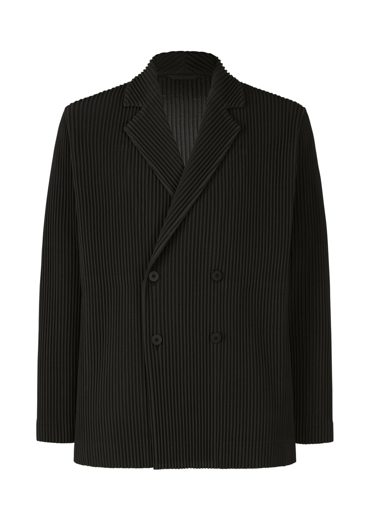A product shot of the HOMME PLISSE ISSEY MIYAKE TAILORED PLEATS 1 prêt à porter in black (15).