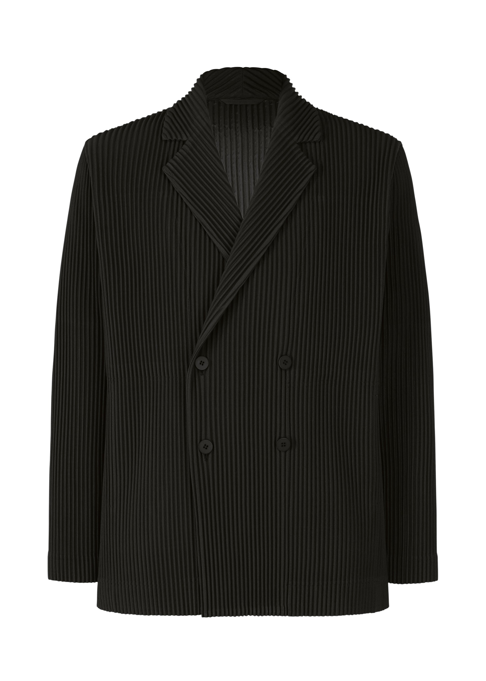 A product shot of the HOMME PLISSE ISSEY MIYAKE TAILORED PLEATS 1 prêt à porter in black (15).