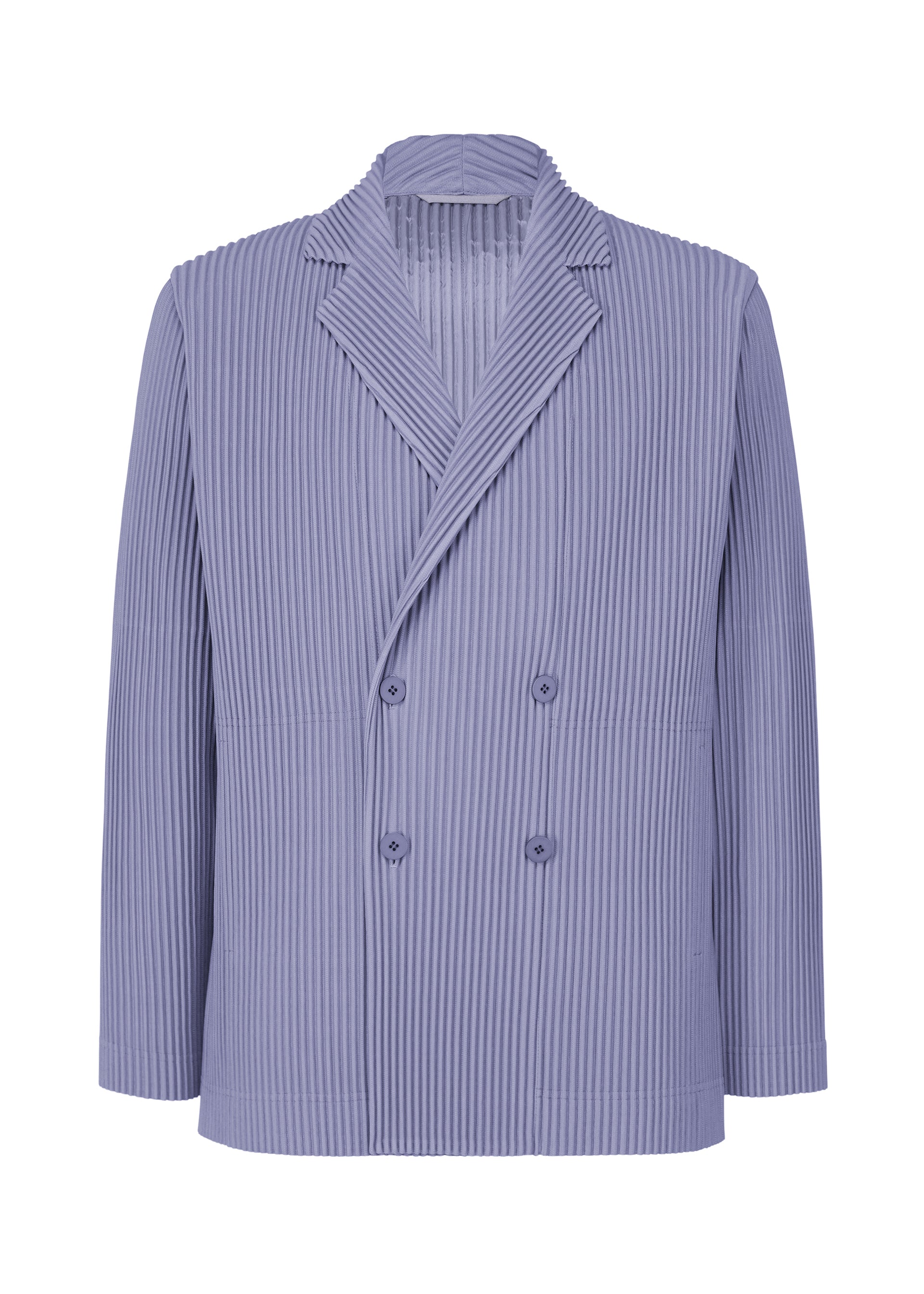 A product shot of the HOMME PLISSE ISSEY MIYAKE TAILORED PLEATS 1 prêt à porter in purple (80).
