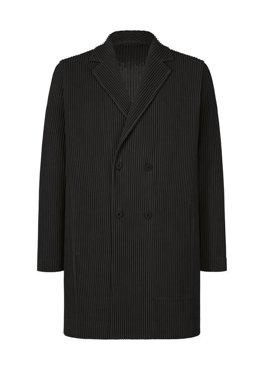 A product shot of the HOMME PLISSÉ ISSEY MIYAKE TAILORED PLEATS 3 jacket in black.