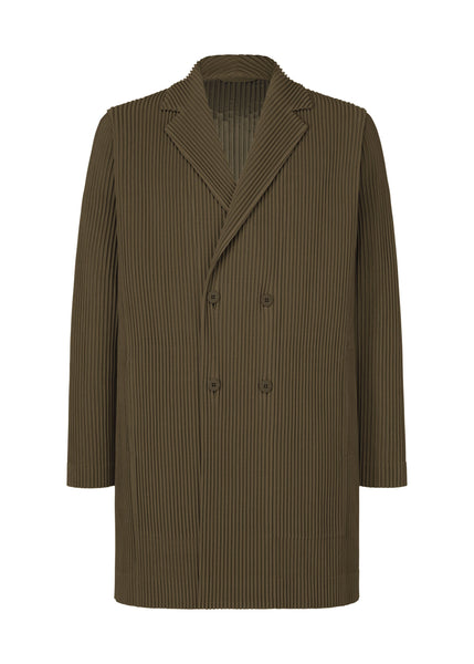 TAILORED PLEATS 3 Jacket Genova Metal Ochre – ISSEY MIYAKE EU