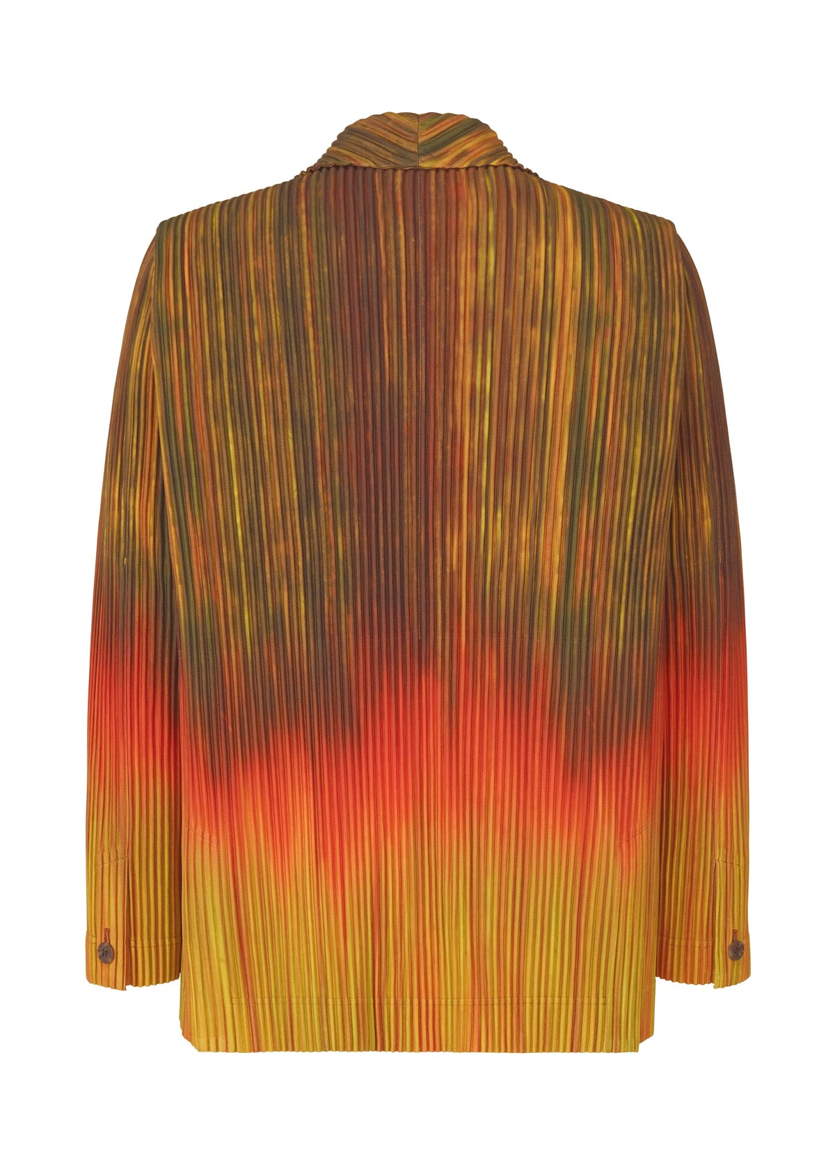 A detail shot of the Homme Plisse Issey Miyake PAINT BRUSH CLOSE UP prêt à porter.