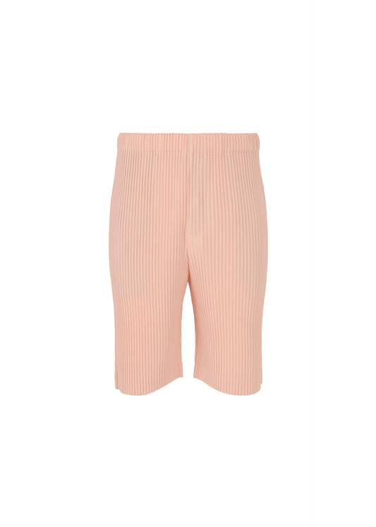 A product shot of the Homme Plisse Issey Miyake COLOR PLEATS 2 trousers in natural wine red (25), recurring_style.