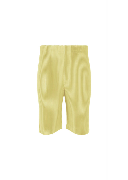 A product shot of the Homme Plisse Issey Miyake COLOR PLEATS 2 trousers in agave cream green (64), recurring_style.