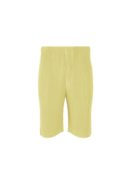 COLOR PLEATS 2 Trousers Shorts Agave Cream Green – ISSEY MIYAKE EU