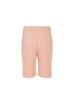 A detail shot of the Homme Plisse Issey Miyake COLOR PLEATS 2 trousers.