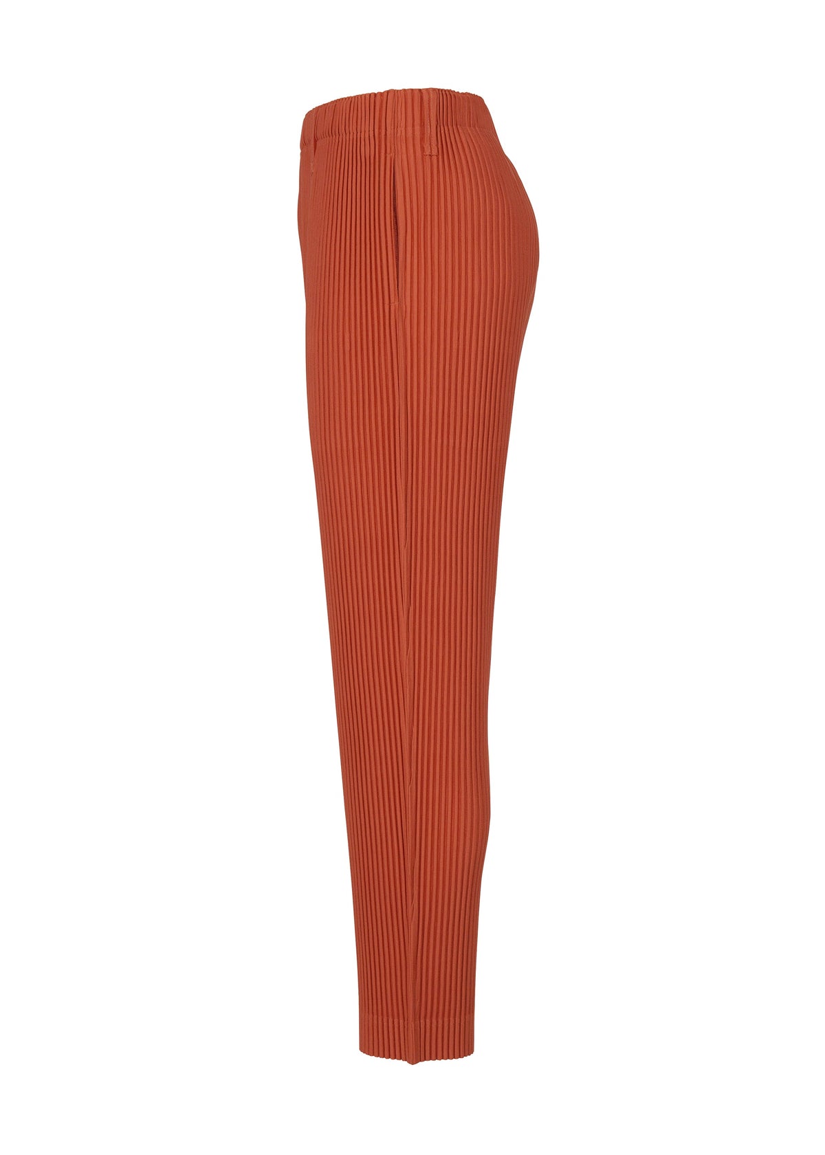 A detail shot of the HOMME PLISSÉ ISSEY MIYAKE TAILORED PLEATS 3 trousers.