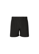 A product shot of the HOMME PLISSÉ ISSEY MIYAKE TAILORED PLEATS 3 trousers in black.