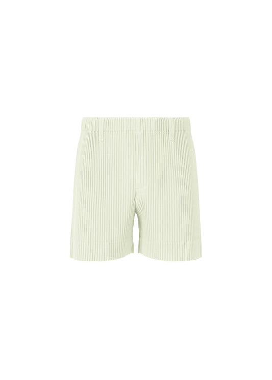 A product shot of the HOMME PLISSÉ ISSEY MIYAKE TAILORED PLEATS 3 trousers in duomo green.