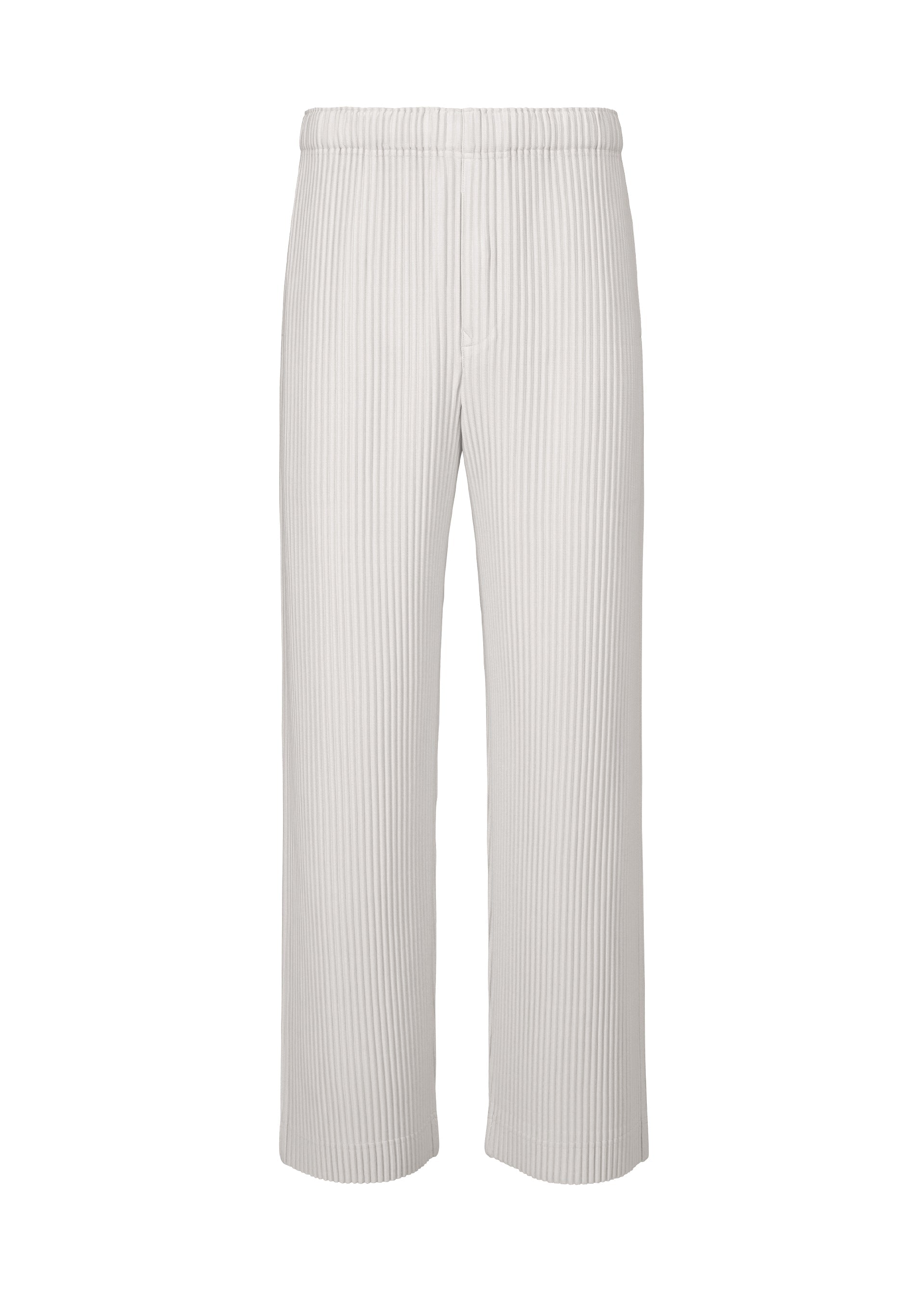Issey Miyake pleats パンツ　白 COLOR PLEATS 1 Trousers Light Grey – ISSEY MIYAKE EU