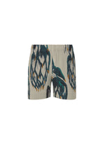 A product shot of the Homme Plisse Issey Miyake FRUITS VEGETABLES trousers in grey (12), recurring_style.