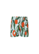 A product shot of the Homme Plisse Issey Miyake FRUITS VEGETABLES trousers in blue (72), recurring_style.