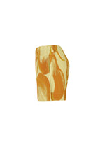 A detail shot of the Homme Plisse Issey Miyake FRUITS VEGETABLES trousers.