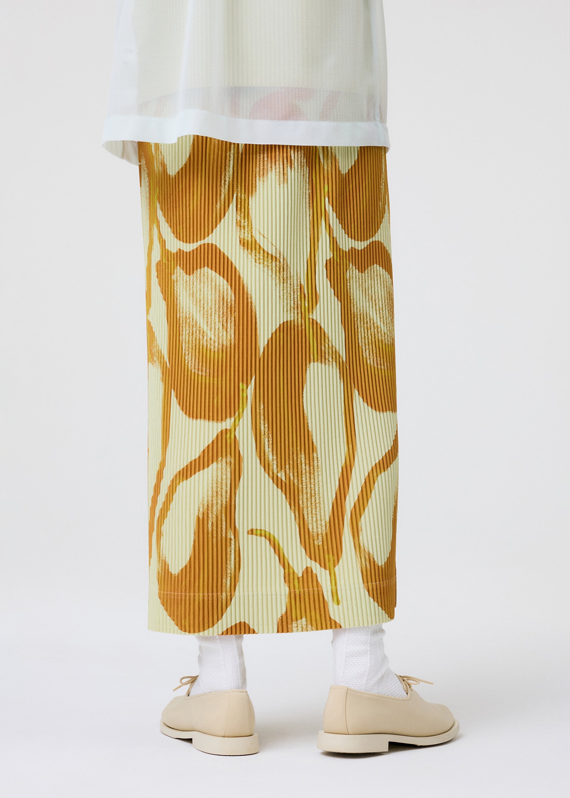 FRUITS & VEGETABLES Skirt Blue – ISSEY MIYAKE EU