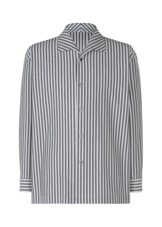 A product shot of the Homme Plisse Issey Miyake STRIPE JERSEY shirt in .