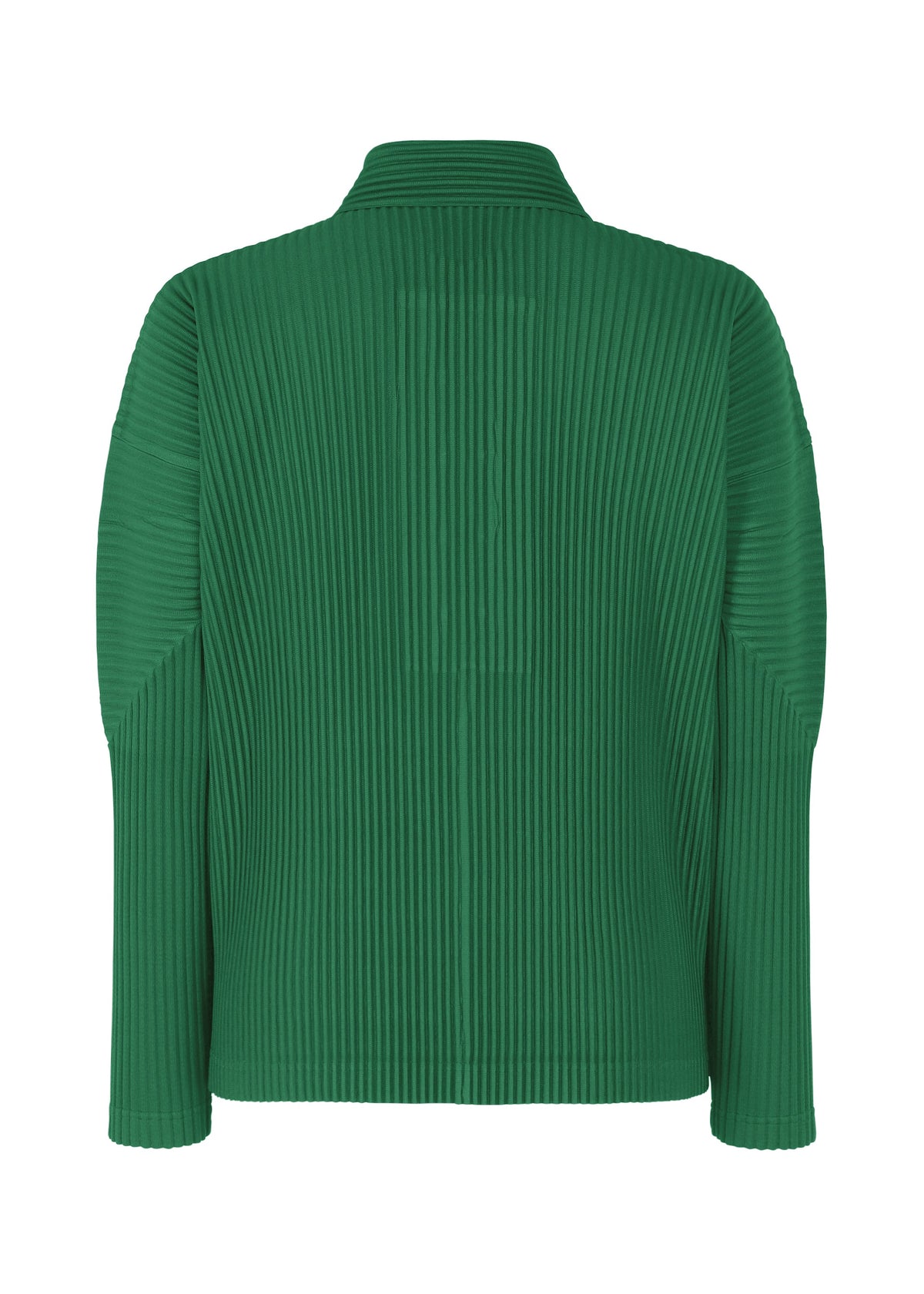 A detail shot of the Homme Plisse Issey Miyake MONTHLY COLORS MAY shirt.