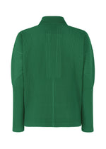 A detail shot of the Homme Plisse Issey Miyake MONTHLY COLORS MAY shirt.