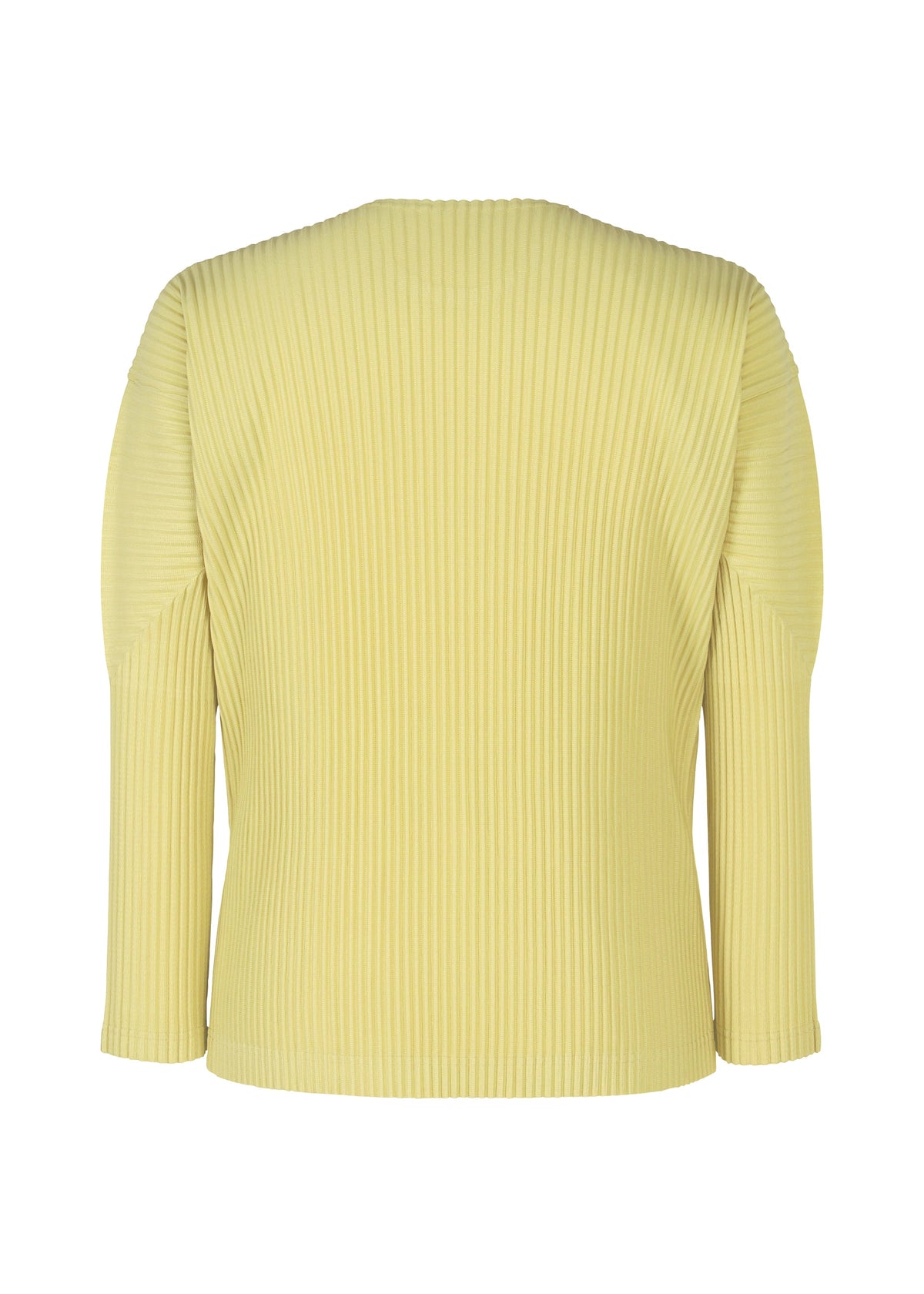 A detail shot of the Homme Plisse Issey Miyake COLOR PLEATS 2 top.