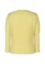 A detail shot of the Homme Plisse Issey Miyake COLOR PLEATS 2 top.