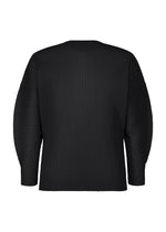 A product shot of the HOMME PLISSÉ ISSEY MIYAKE AGAVE MESH t-shirt in black.